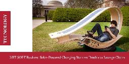 MIT SOFT Rockers: Solar-Powered Charging Stations Double as Lounge Chairs